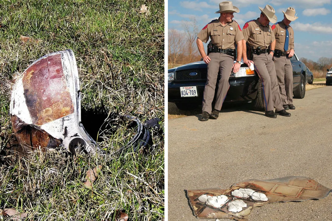 Are they still finding pieces of Columbia?, Official Custody