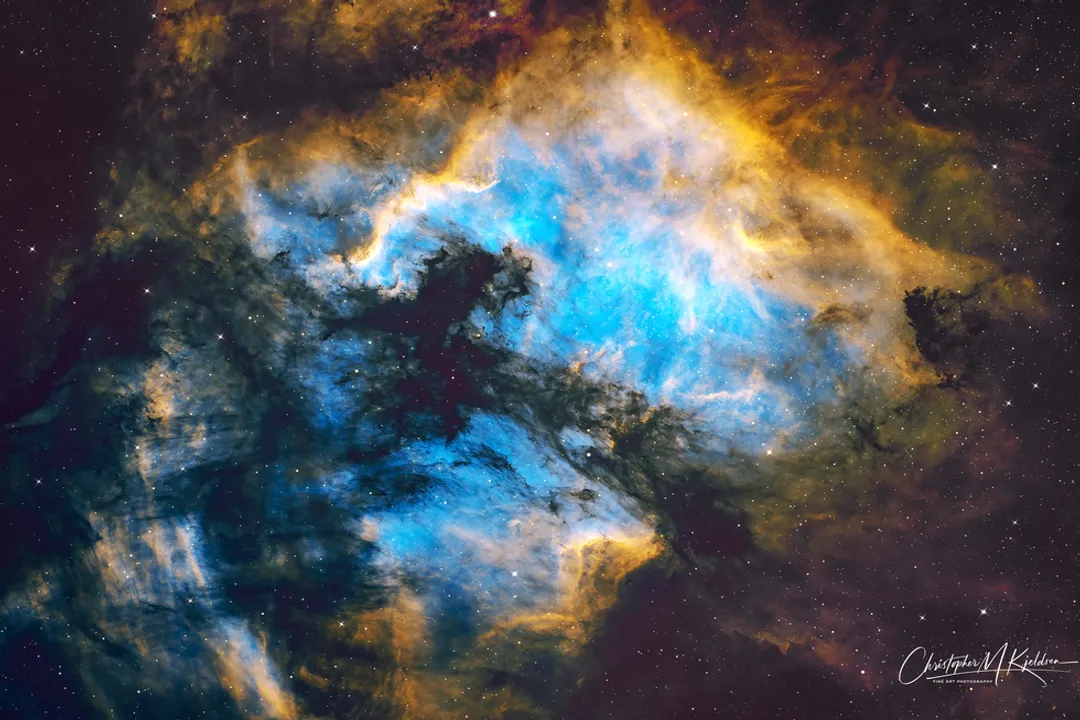 How bright is the North America nebula?