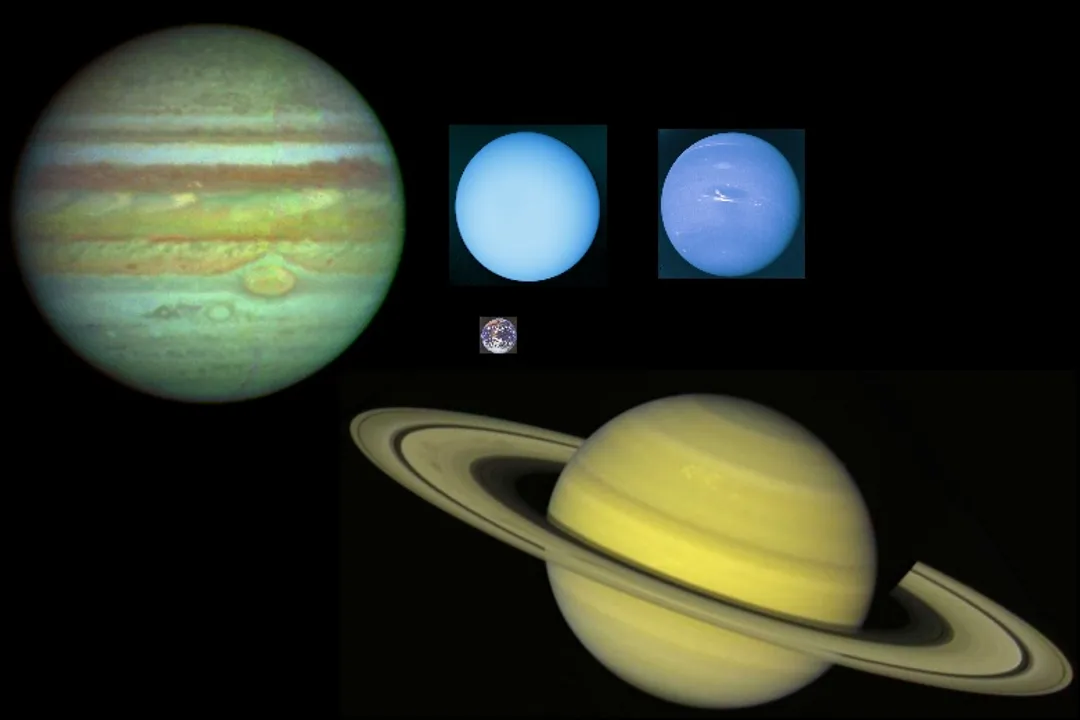 How do astronomers measure the size of planets?