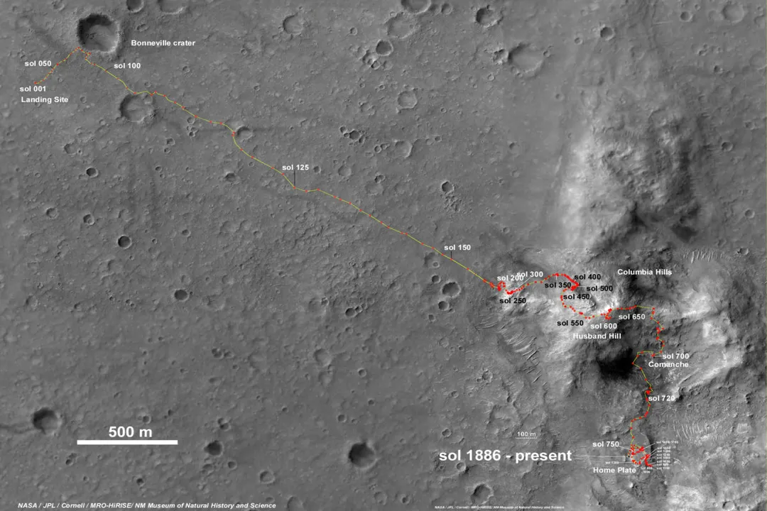 What did the Spirit rover find on Mars?, Discoveries on Hills