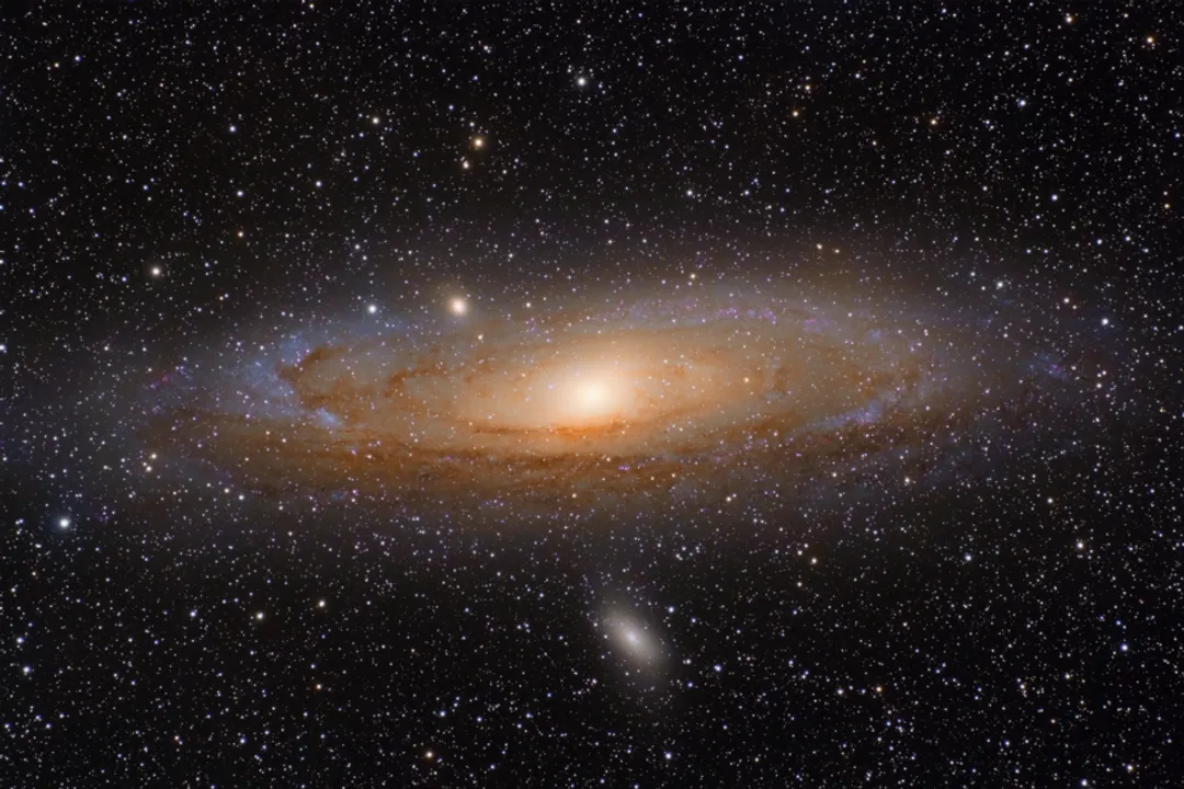 What is inside of the Andromeda Galaxy?, Orbiting Neighbors