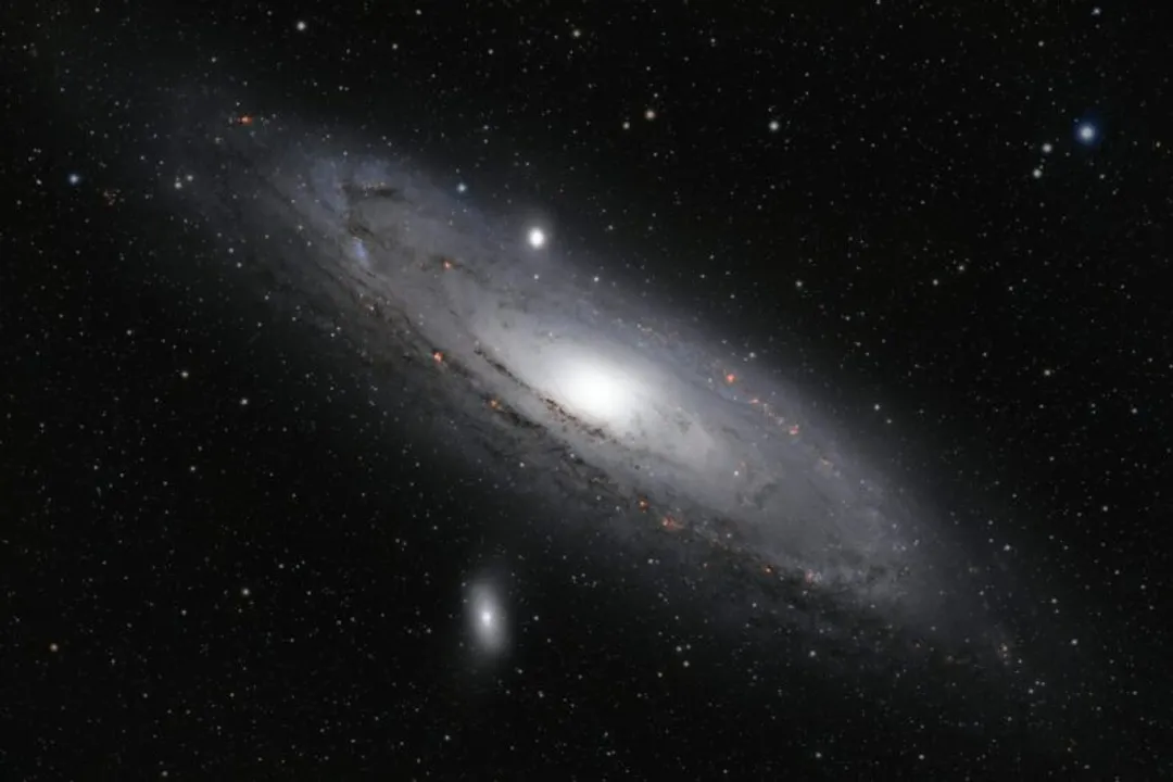 What is inside of the Andromeda Galaxy?