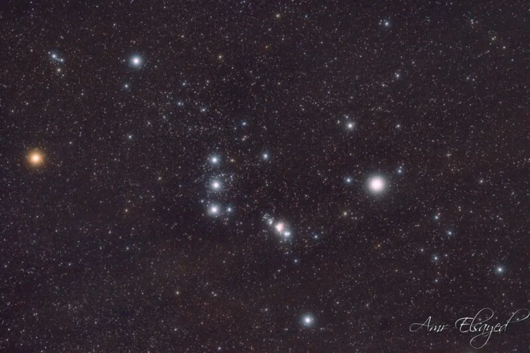 What is the bright star by Orion?