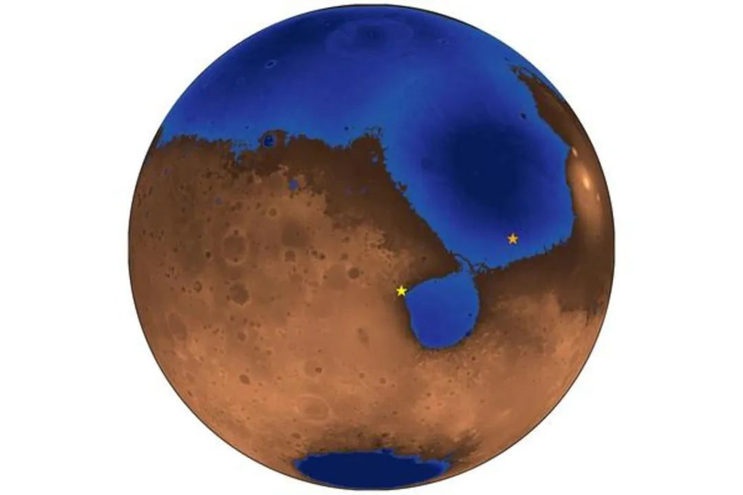 What is the evidence of the ocean on Mars?, Deep Water