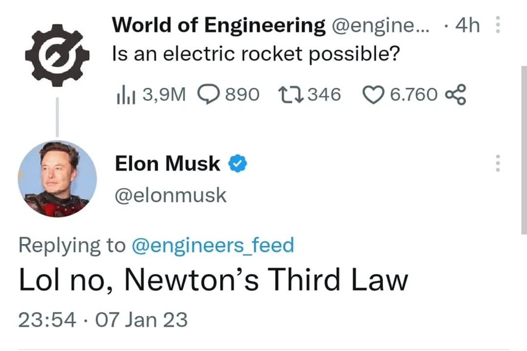 Why can't rockets be electric?, Thrust Scale