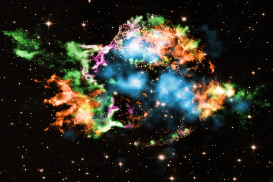 Why do supernova remnants glow?, Wavelength Comparison
