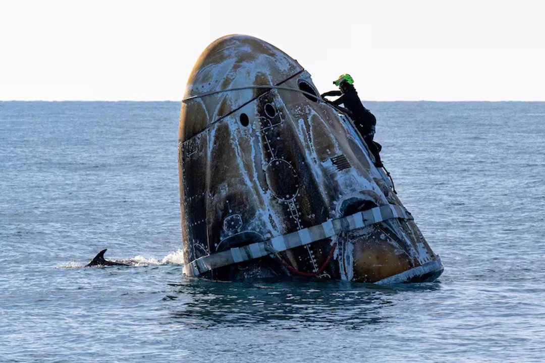 How did the astronauts get back from the ISS?, Vehicle Types