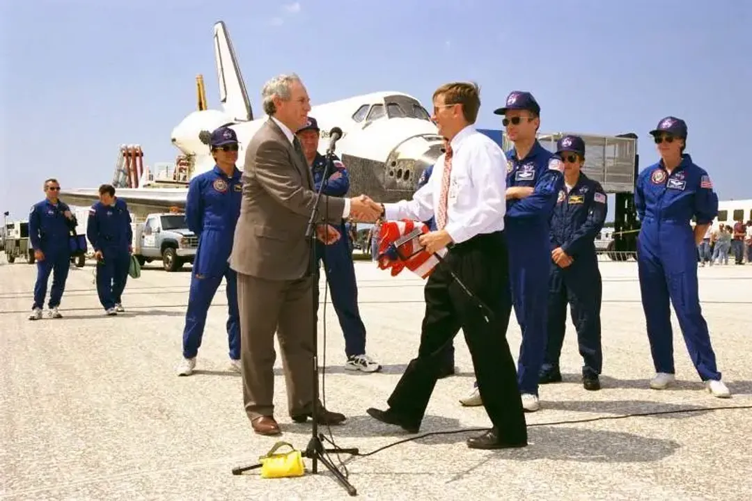 How long was Dan Goldin the NASA administrator?