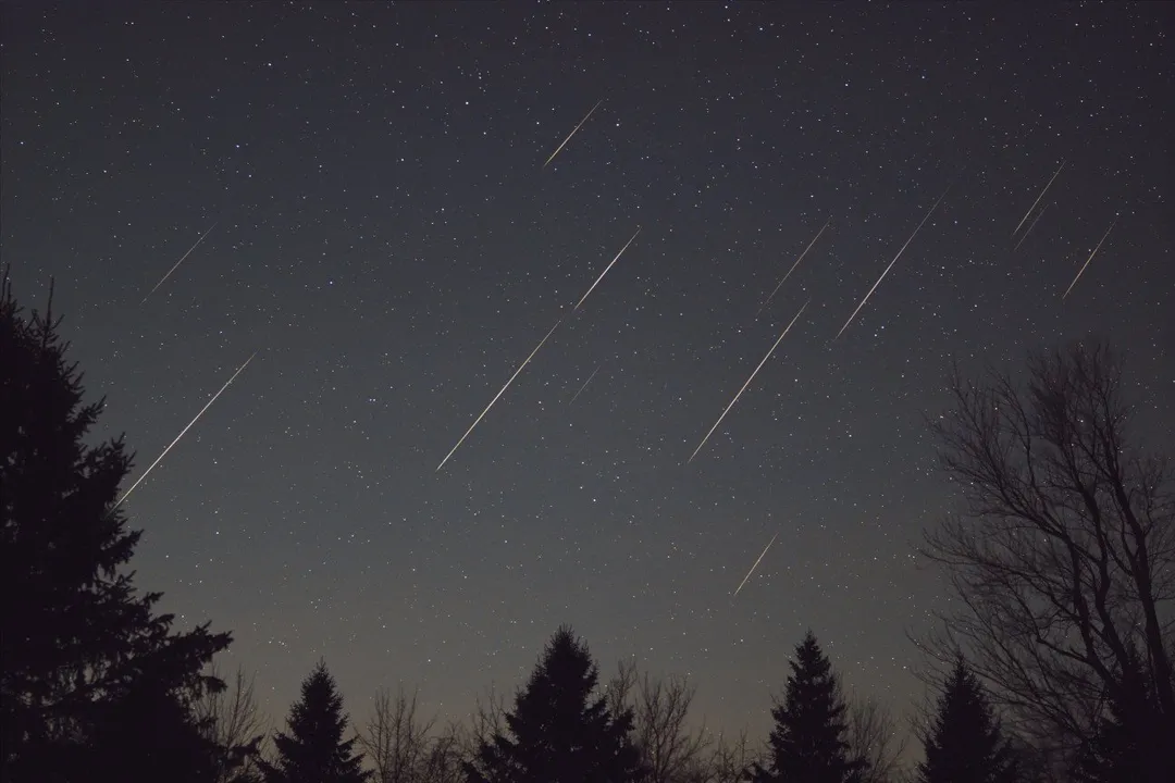 How long will a Geminid meteor shower last?