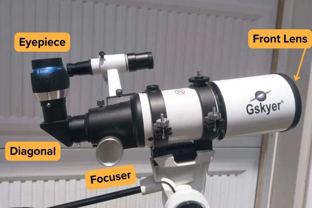 What are the disadvantages of an astronomical telescope?