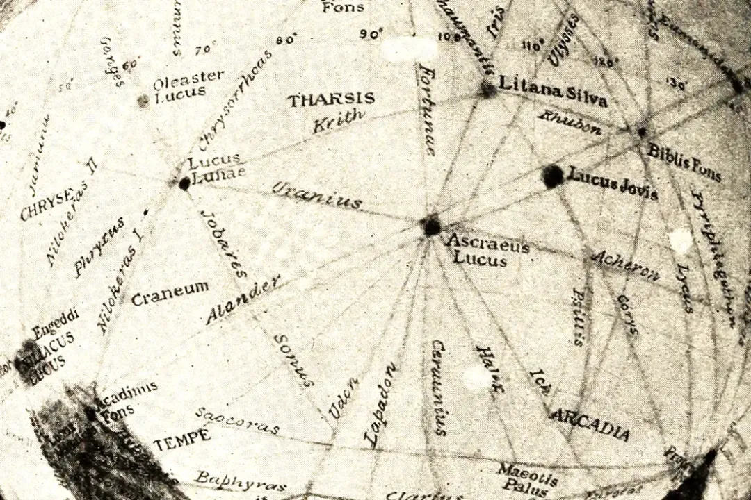What did Giovanni Schiaparelli observe on Mars?