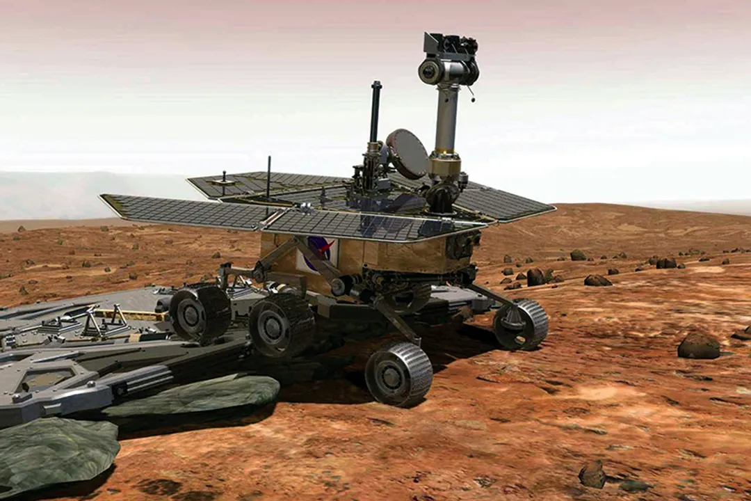 What did the Spirit Rover accomplish?, A Distant Surveyor