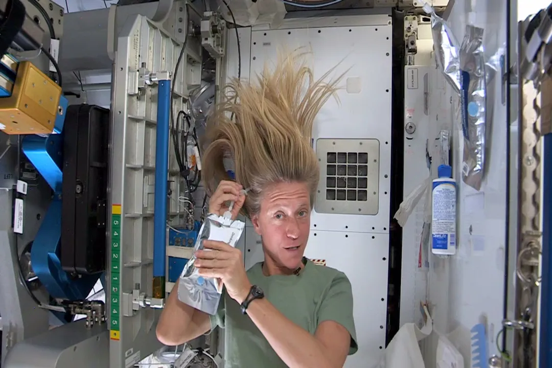 What do astronauts do for hygiene in space?, Hair Care