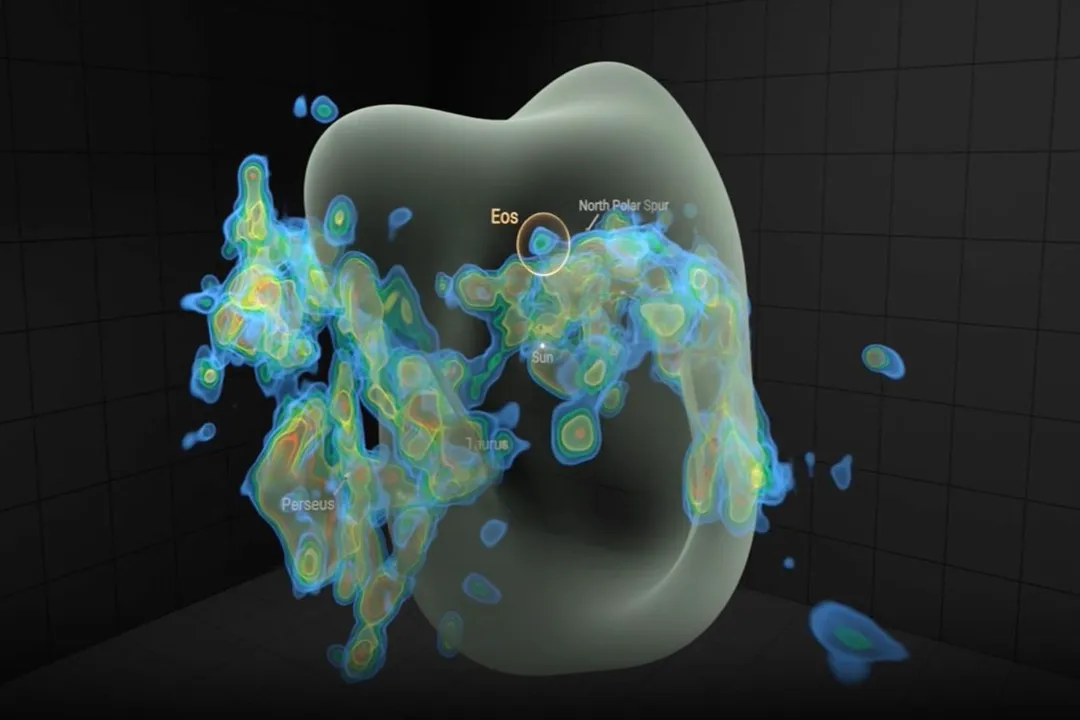 What is a gas cloud made of?, Visibility Mysteries