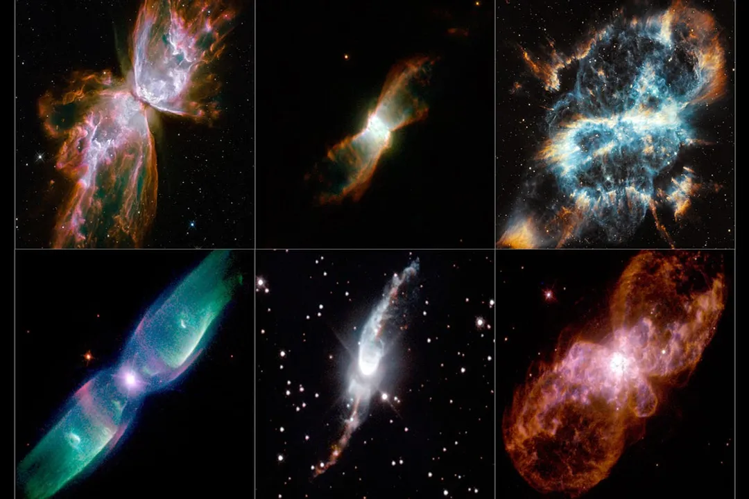 What is the main difference between a dark nebula and an emission nebula?, Color and Illumination Mechanisms