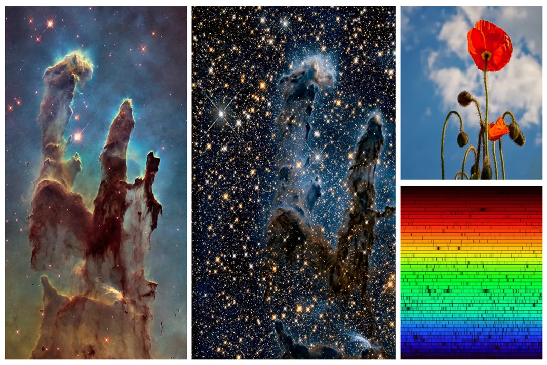 What makes nebulas blue?, Seeing Space