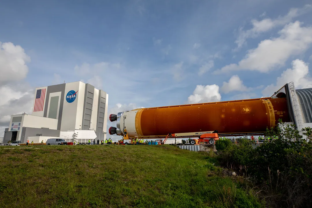 What type of rocket does NASA use?