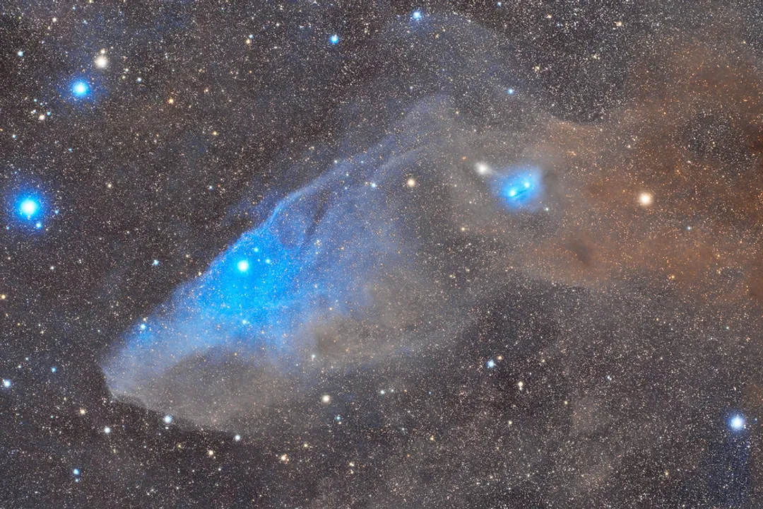 Which nebula is blue?