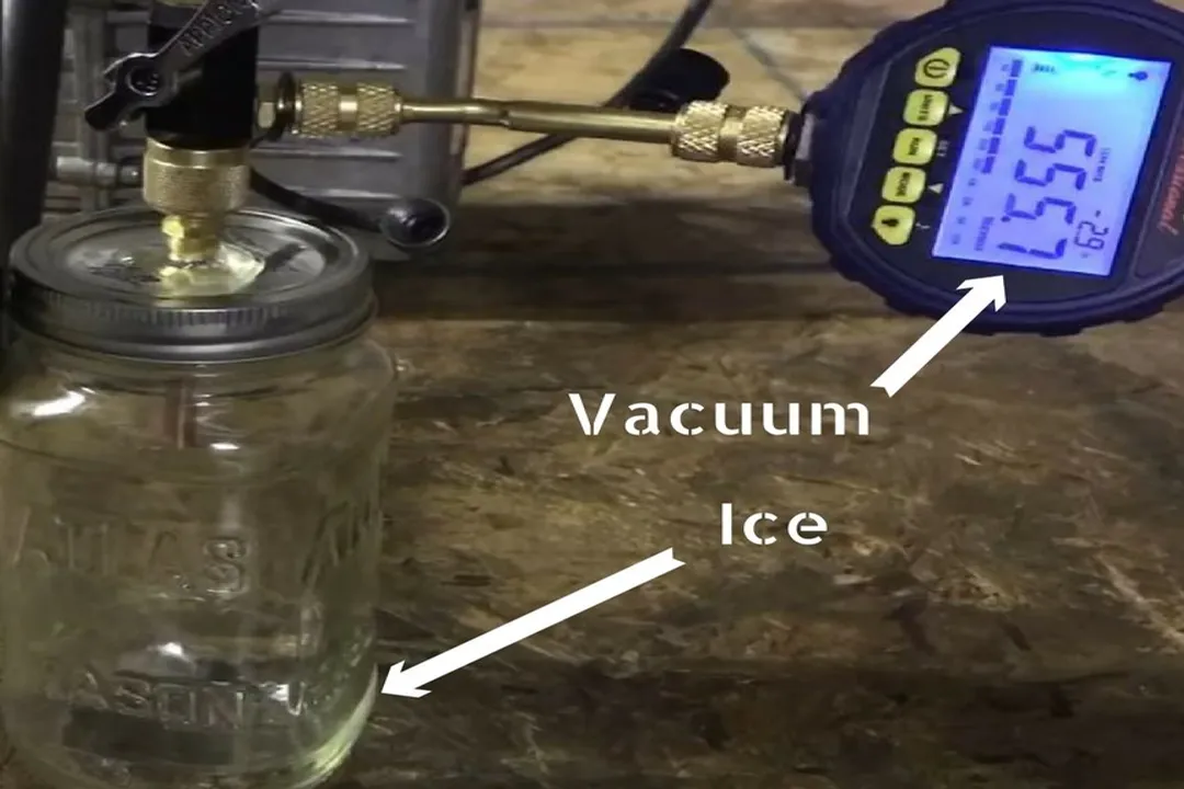 Can ice form in a vacuum?, Pressure Physics
