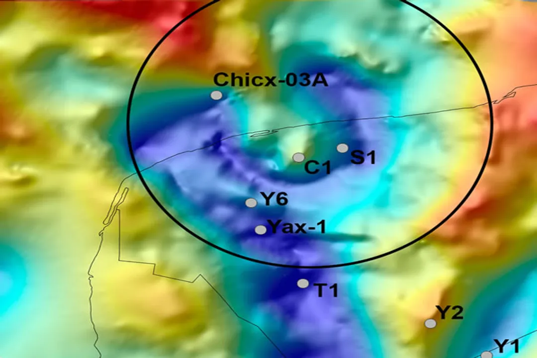 Can the Chicxulub crater still be seen?