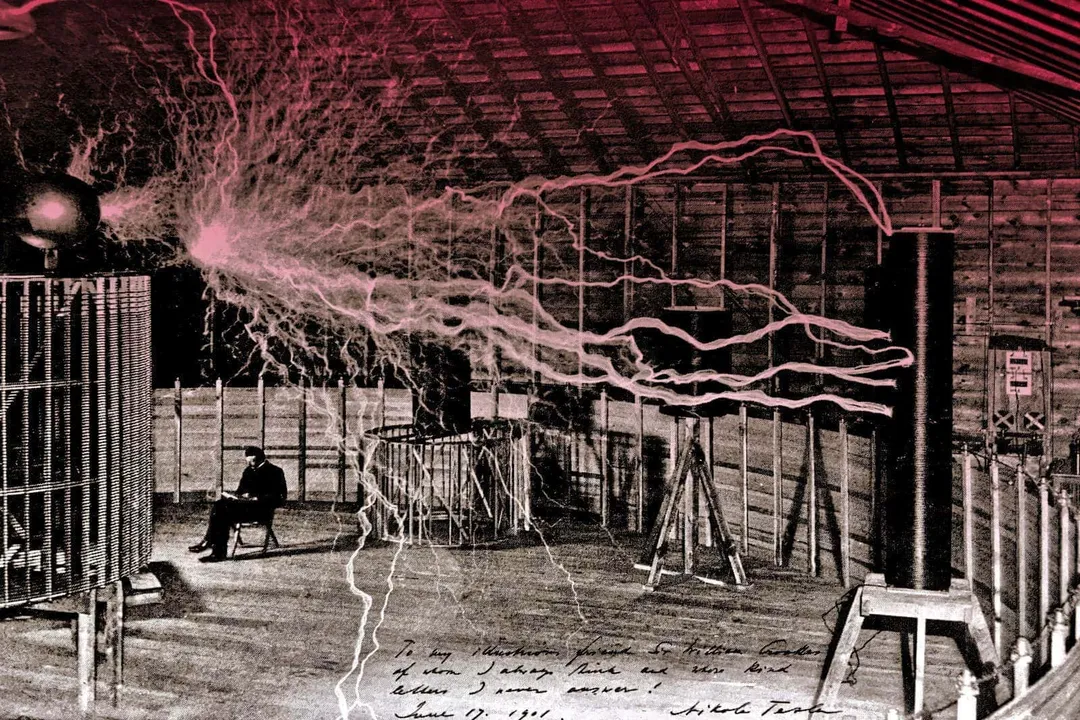 Did Nikola Tesla invent the lightning rod?, The First Rod