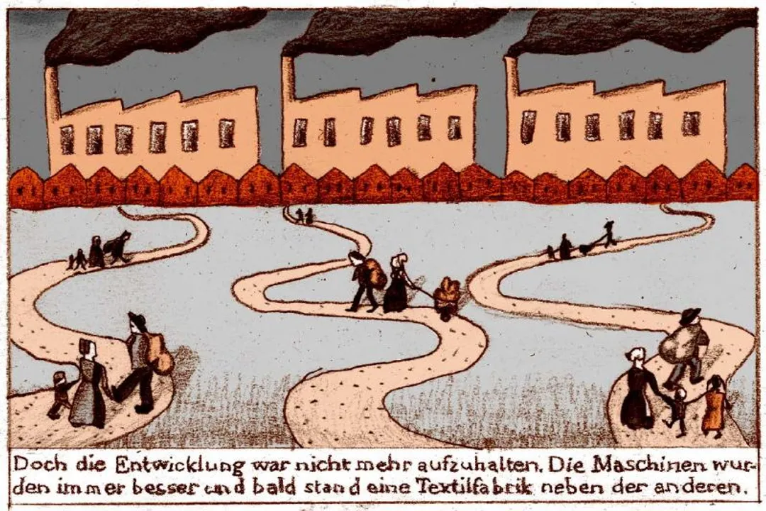 How did the spinning jenny evolve over time?, Machine Design