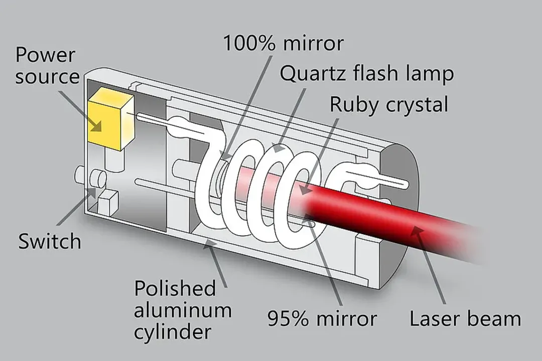 How did Theodore Maiman invent the laser?