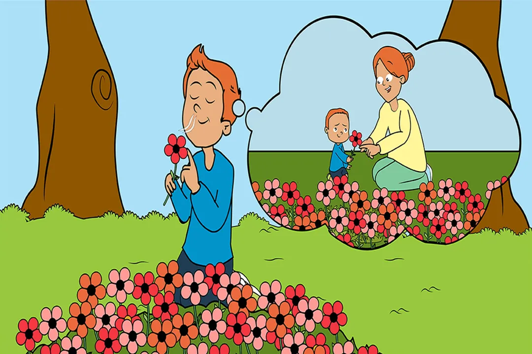 How does smell trigger memory?