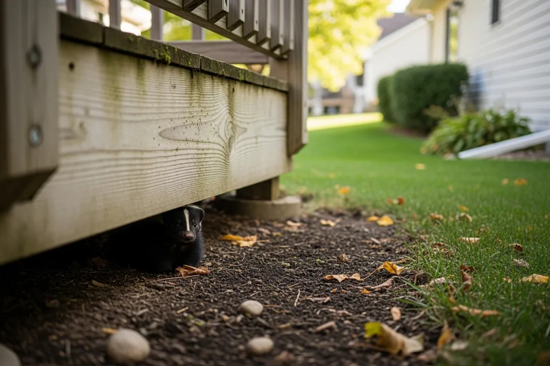 Should I let a skunk live in my yard?, Coexisting Safely