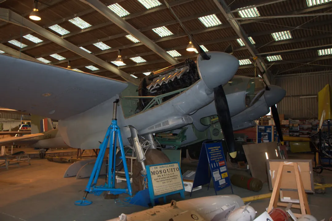 Were the first planes made of wood?