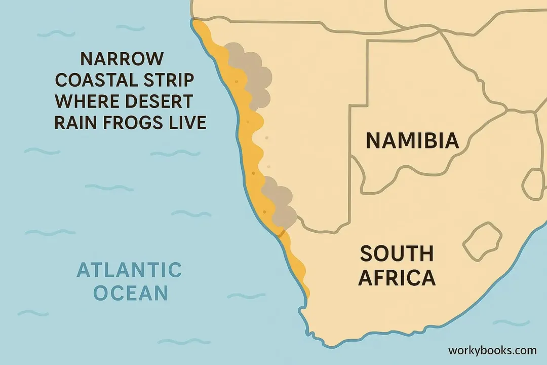 What adaptations do desert rain frogs have?, Physical Structure