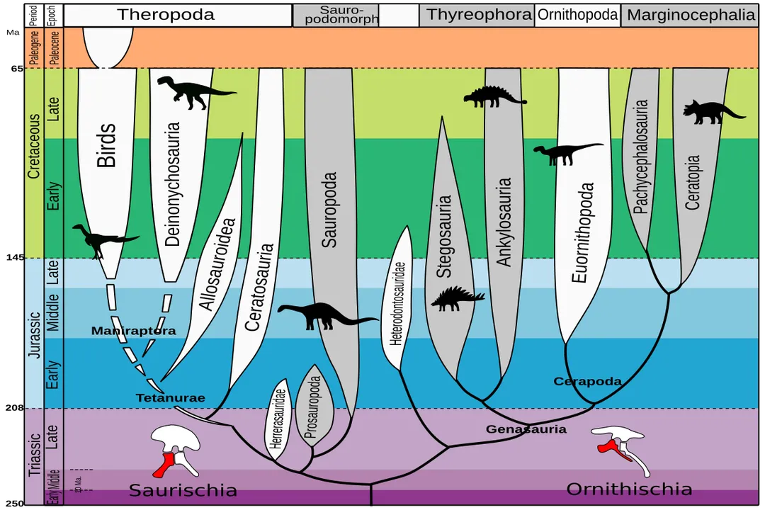 What animal category is a dinosaur?