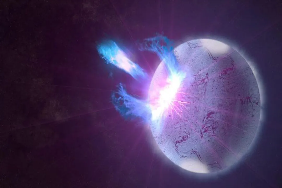 What happens when a magnetar collapses?