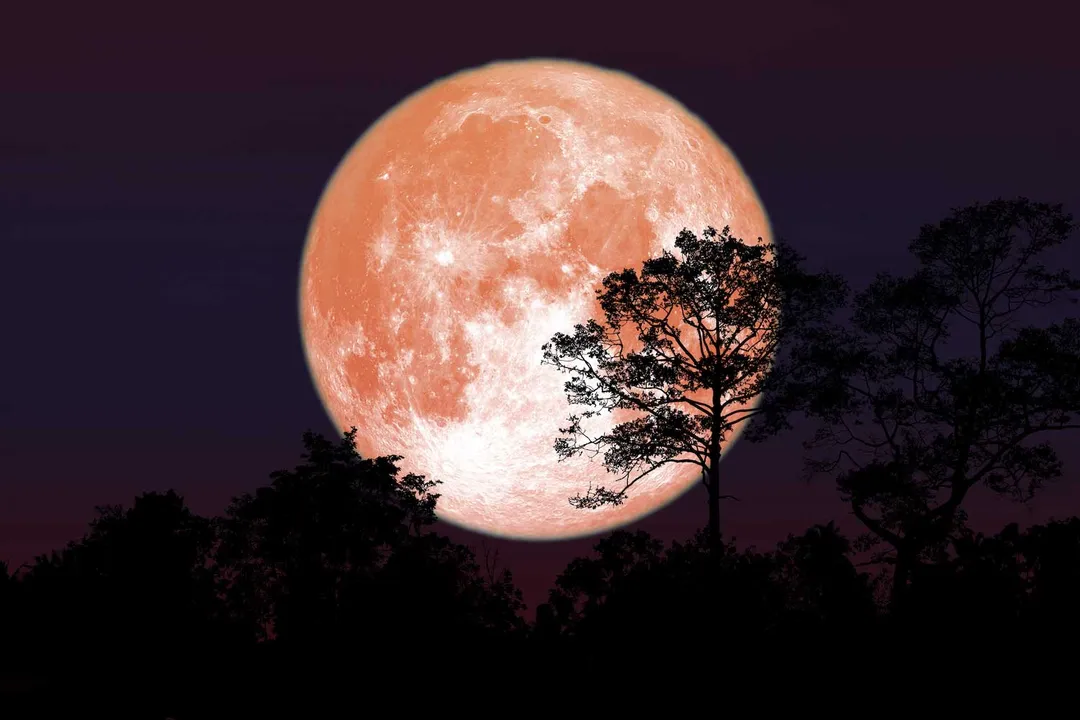 What is special about the October full moon?