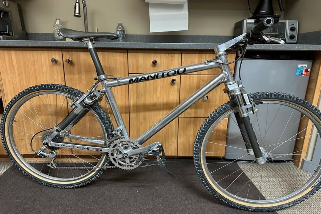 What was the first bike with suspension?, First Production Model