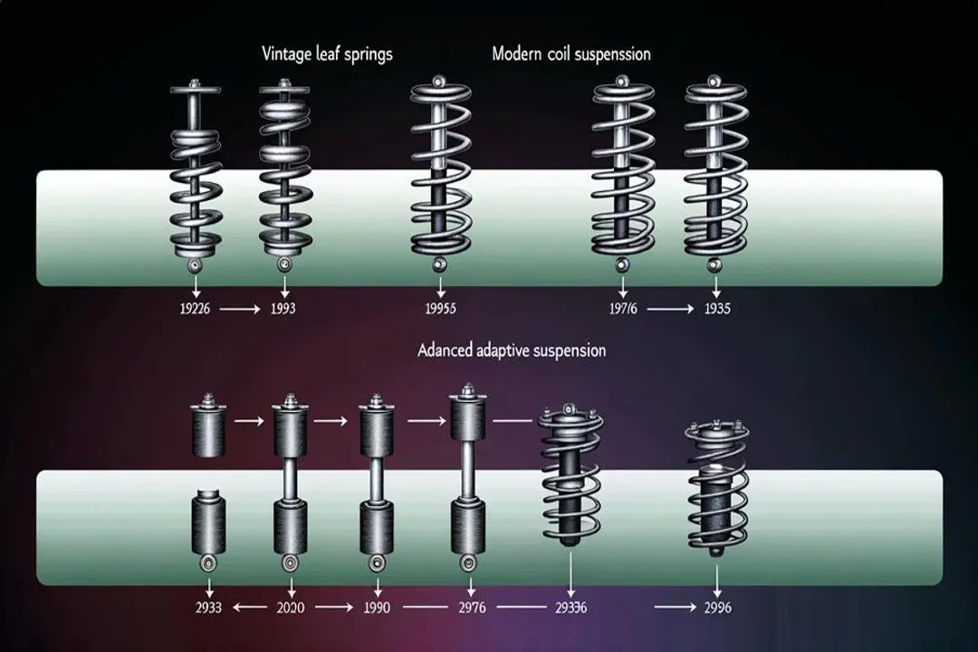What was the first car with suspension?