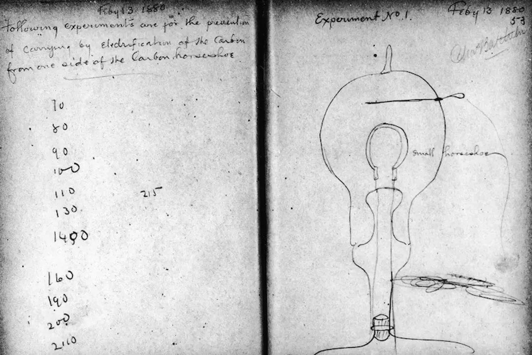 What were the facts about Thomas Edison's light bulb?, System Needed