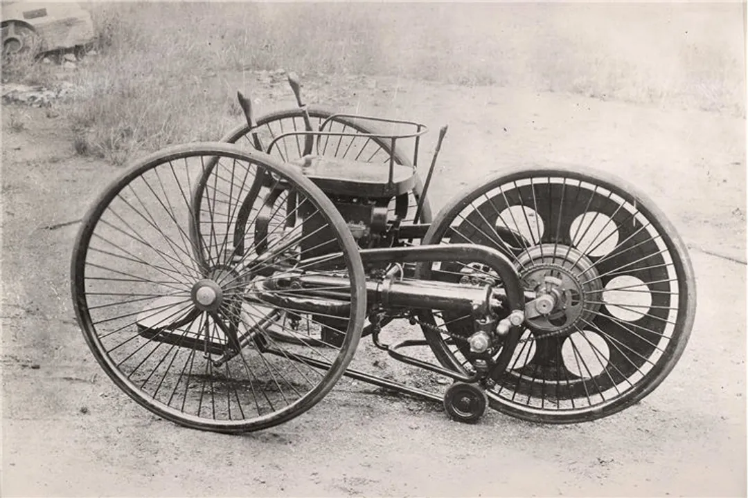 What year was the first motor bike made?, The Defining Machine