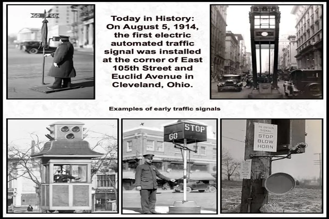 When did the first traffic lights appear?, The Electric Dawn