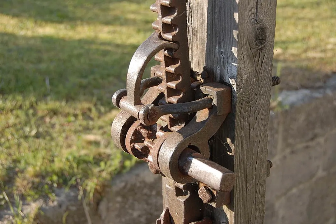 When was the first lock system invented?, Metal Construction