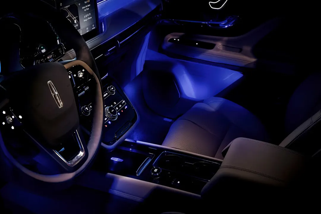 Which car brand invented ambient lighting?