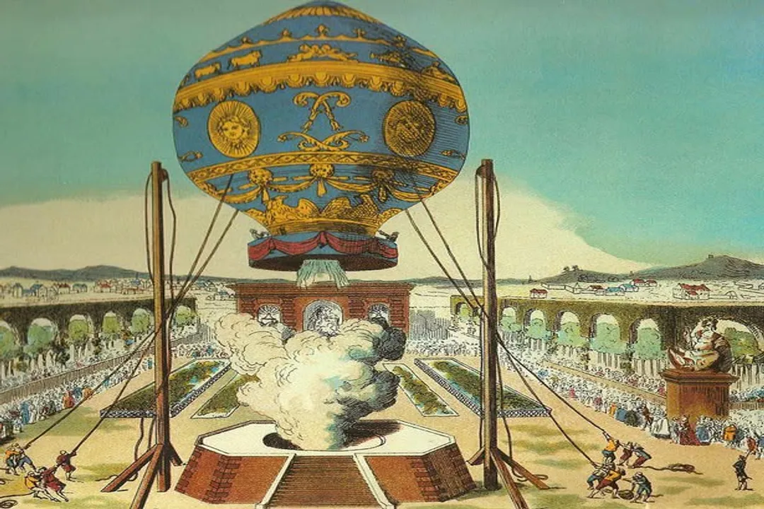 Which country invented the balloon?, Royal Spectacle
