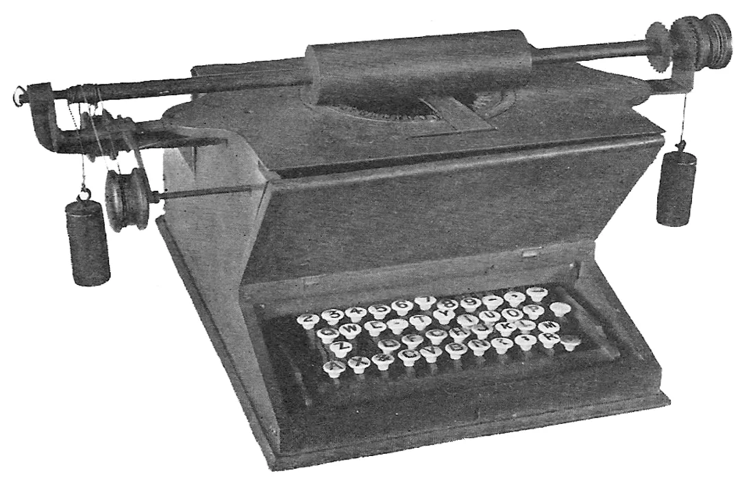 Who discovered the QWERTY keyboard?, Early Designs