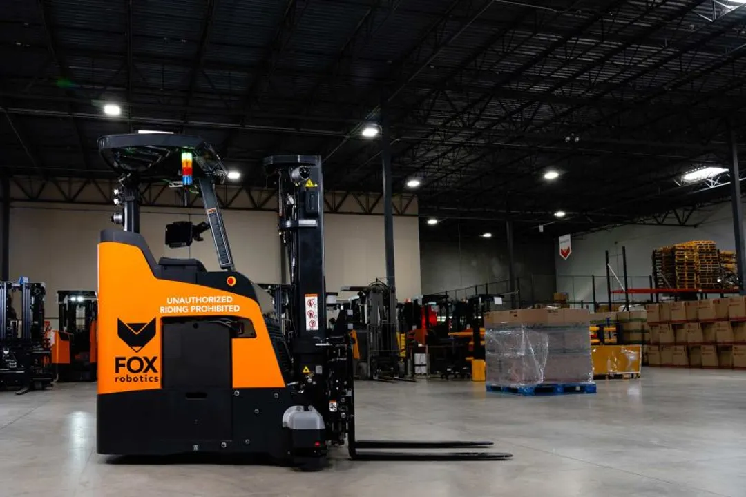 Who invented autonomous forklifts?
