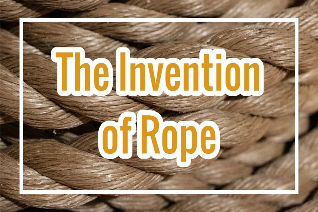 Who invented rope making?
