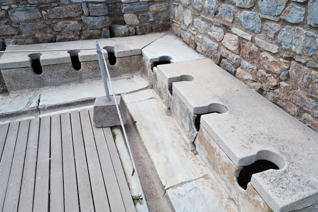 Who invented the first ever toilet?