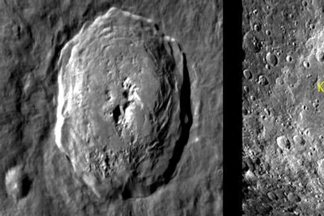 Who is the Mitra crater named after?, Chandrayaan Capture