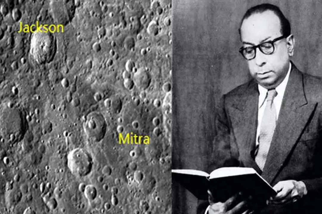 Who is the Mitra crater named after?