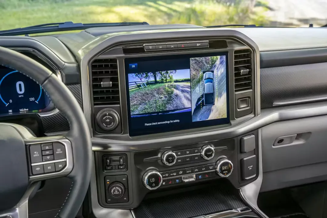 Who made the first rear-view camera?