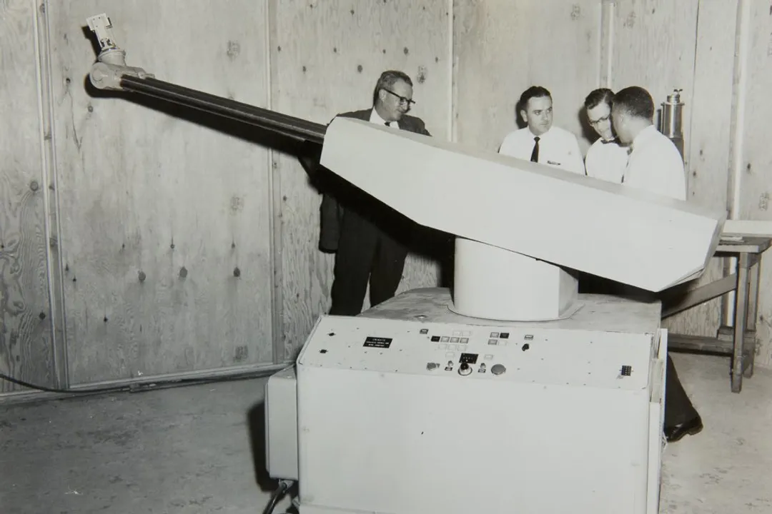 Who made the robot first time?